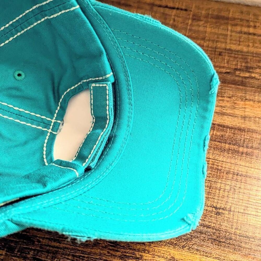 Ladies Teal Rodeo Mama Female Baseball Hat - Picture 8 of 8